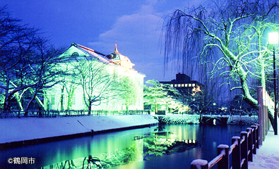 鶴岡冬まつりライトアップ